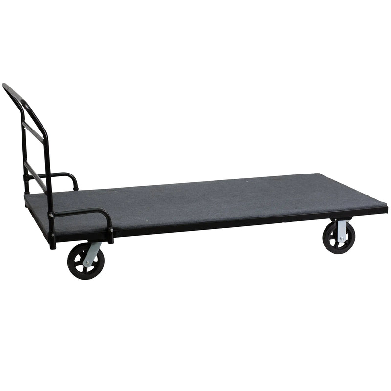 Folding Table Dolly w/Carpeted Platform for Rectangular Tables iHome Studio