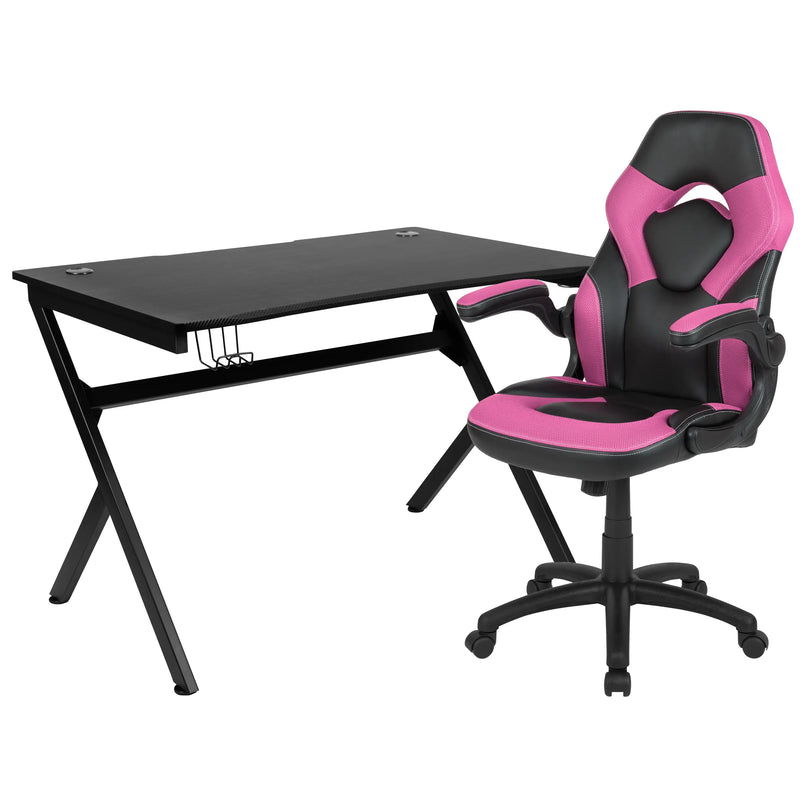 Hamlet Resin Top Desk w/Racing Chair Set iHome Studio