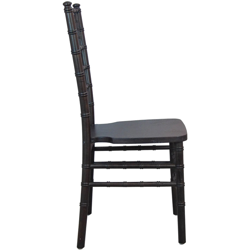 Jennifer Coffee Wood Chiavari Chair iHome Studio