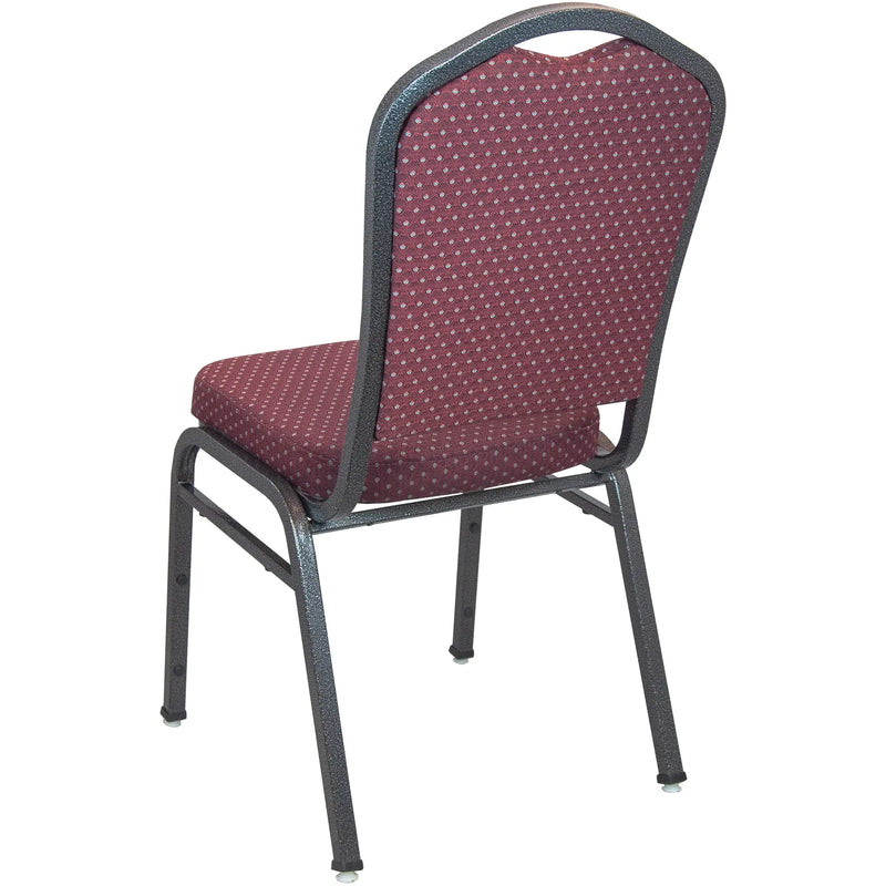 Juliet Burgundy-patterned Crown Back Banquet Chair iHome Studio