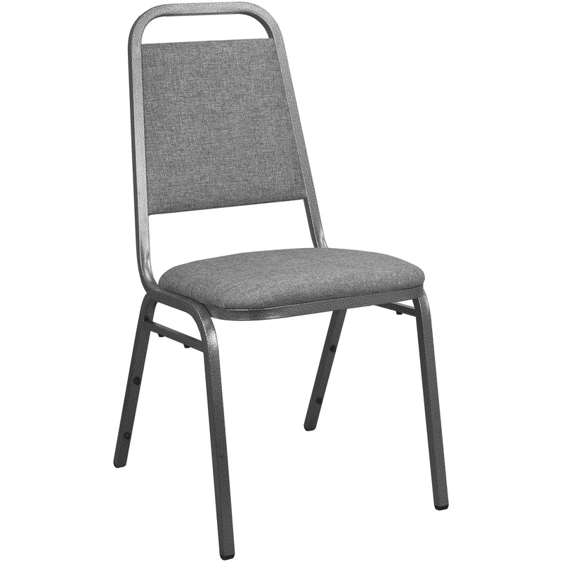Juliet Charcoal Gray Fabric-Padded Banquet Stackable Chairs iHome Studio