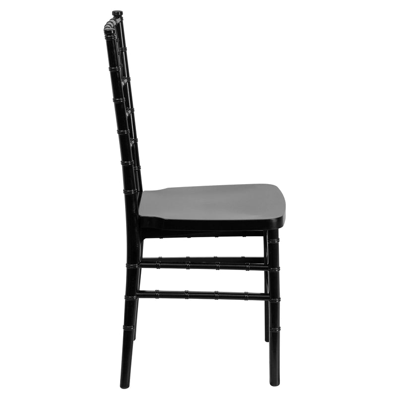 Katy Black Resin Stacking Chiavari Chair iHome Studio