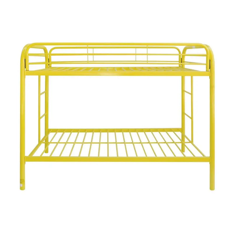 Lewis Metal Twin/Twin Bunk Bed - Yellow, Yellow iHome Studio