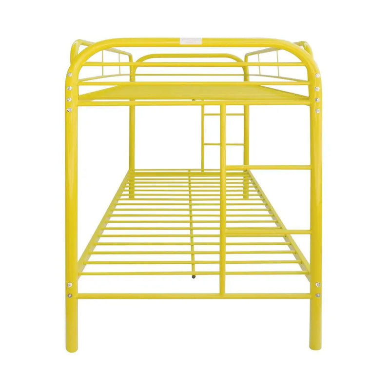 Lewis Metal Twin/Twin Bunk Bed - Yellow, Yellow iHome Studio