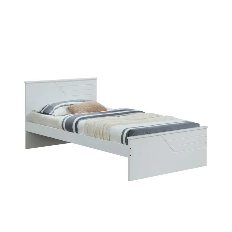 Malcolm Twin Bed, White iHome Studio