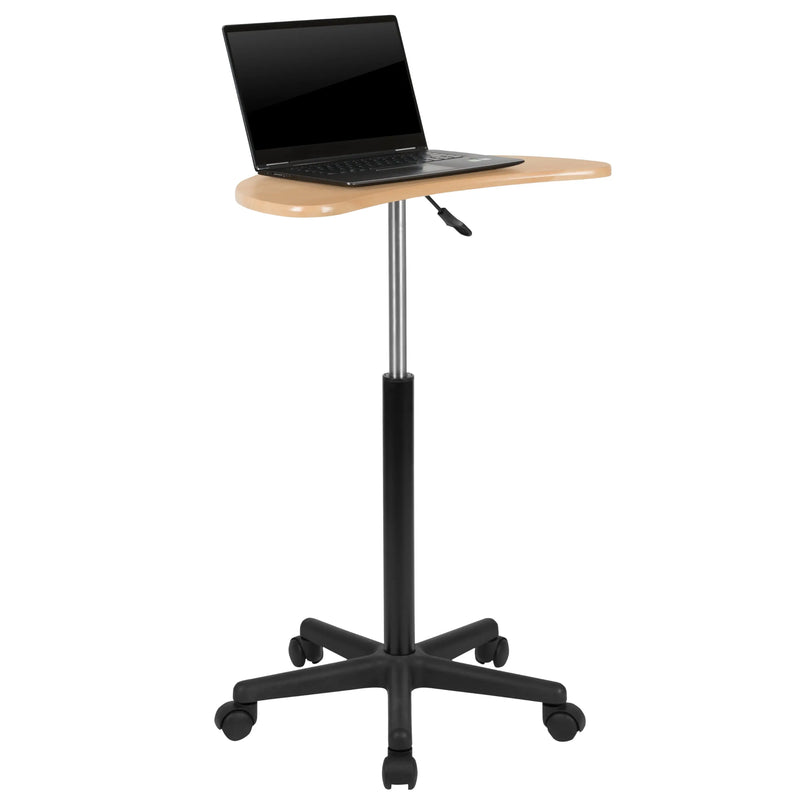 Malcom Mobile Height Adjustable Laptop Desk w/Castor iHome Studio