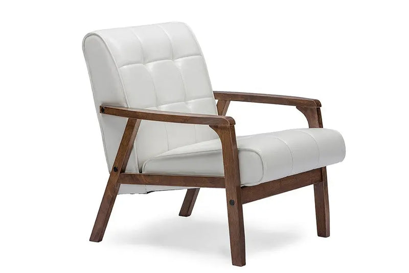Mid-Century Masterpieces Club Chair - White iHome Studio