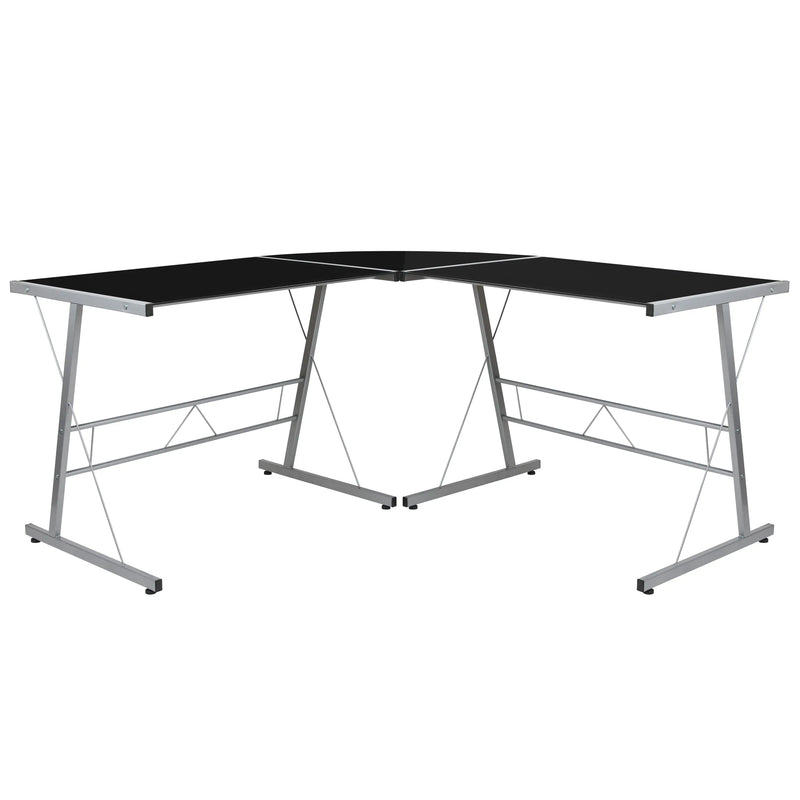 Miramar L-Shaped Desk 83.5" Computer Corner Desk iHome Studio