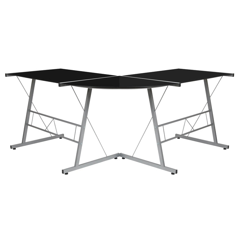 Miramar L-Shaped Desk 83.5" Computer Corner Desk iHome Studio