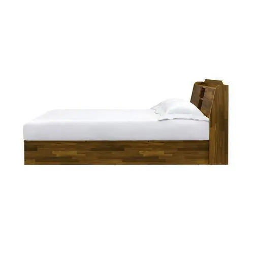 Monica Queen Bed, Walnut Finish iHome Studio