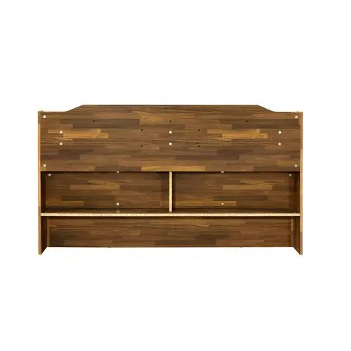 Monica Queen Bed, Walnut Finish iHome Studio