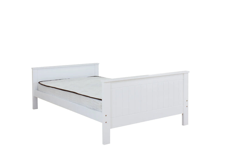 Morgan Twin Bed, White iHome Studio