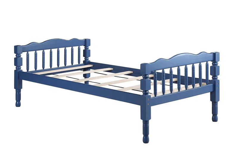 Penny Twin/Twin Bunk Bed, Dark Blue Finish iHome Studio