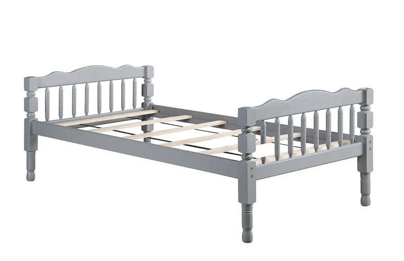 Penny Twin/Twin Bunk Bed, Gray Finish iHome Studio