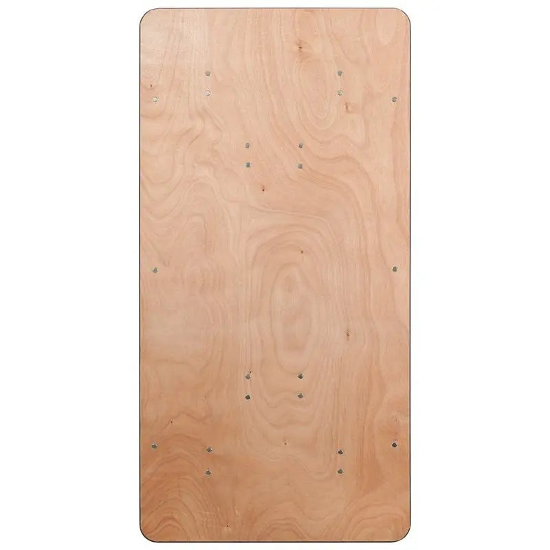 Rivera 30'' x 60'' Rectangular Wood Folding Banquet Table, 0.5'' Plywood Top iHome Studio