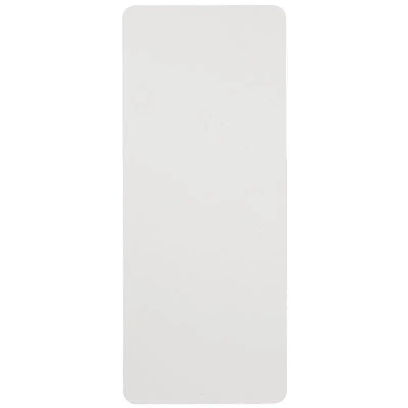 Rivera 30''W x 72''L Height Adj Plastic Folding Table, Granite White iHome Studio