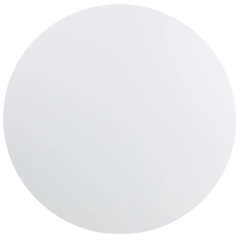 Rivera 48'' Round Plastic Folding Table, Granite White, 1.5" Thick iHome Studio