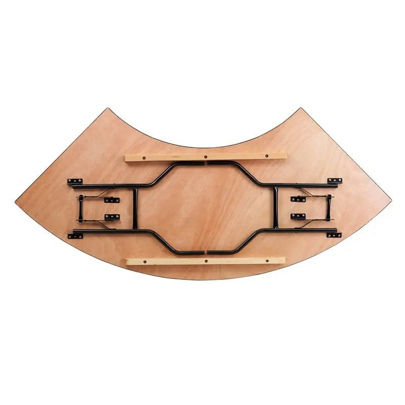 Rivera 87'' x 30'' Wood Folding Banquet Table, Multi-Configuration, Natural iHome Studio