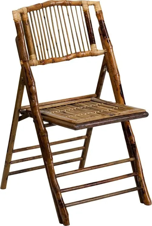 Rivera Wood Folding Chair, Bamboo iHome Studio