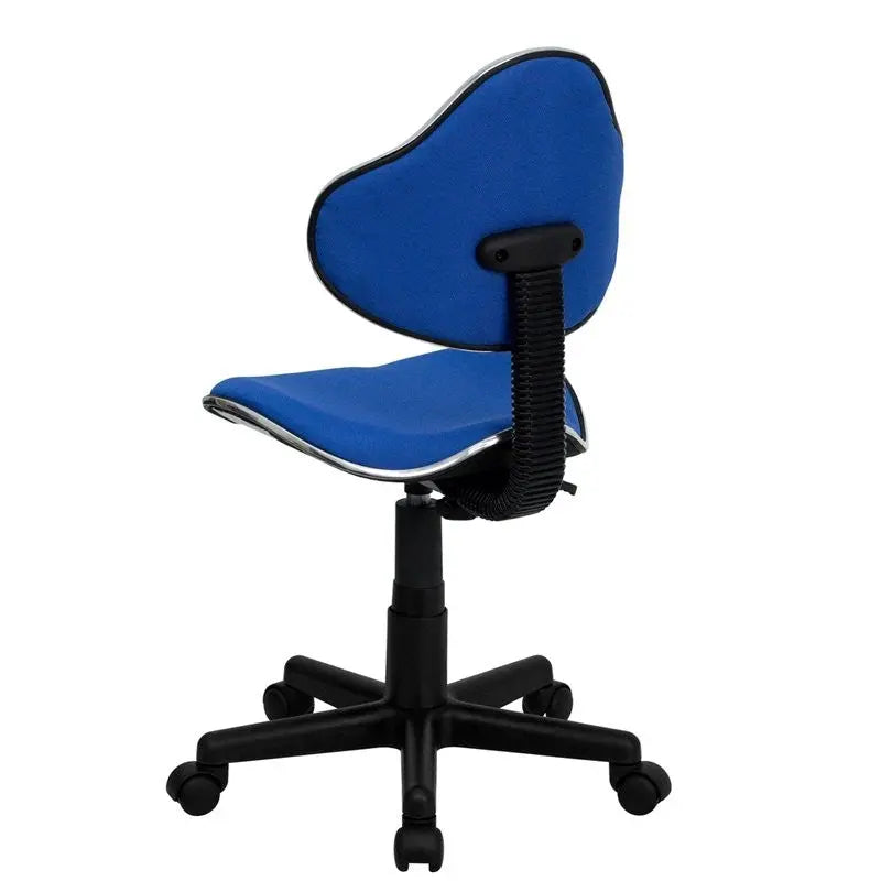 Silkeborg Blue Fabric Ergonomic Swivel Home/Office Task Chair iHome Studio