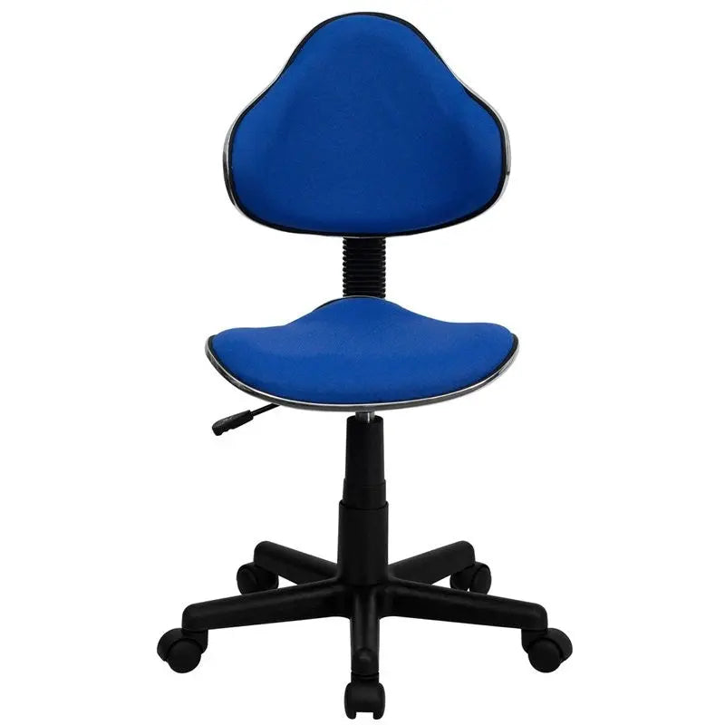 Silkeborg Blue Fabric Ergonomic Swivel Home/Office Task Chair iHome Studio