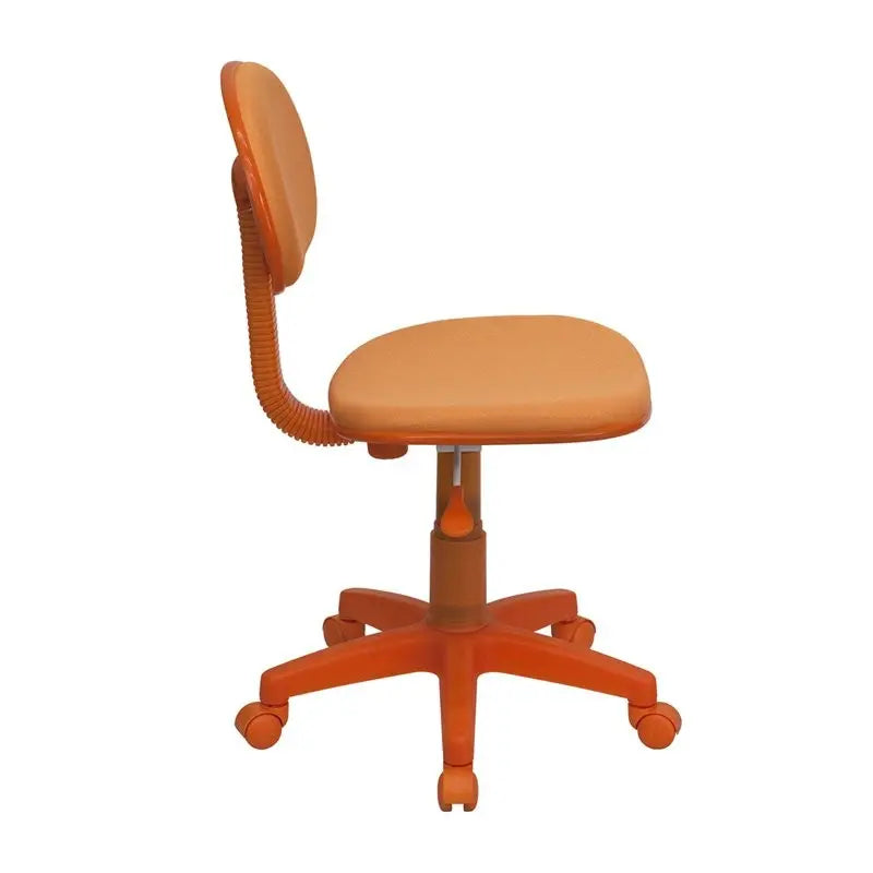 Silkeborg Orange Fabric Swivel Home/Office Student Task Chair iHome Studio