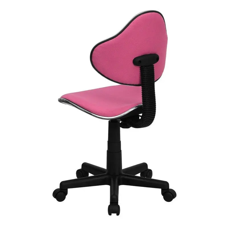 Silkeborg Pink Fabric Ergonomic Swivel Home/Office Task Chair iHome Studio