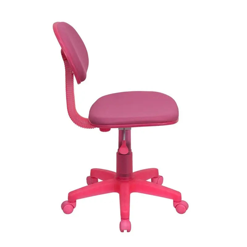 Silkeborg Pink Fabric Swivel Home/Office Student Task Chair iHome Studio