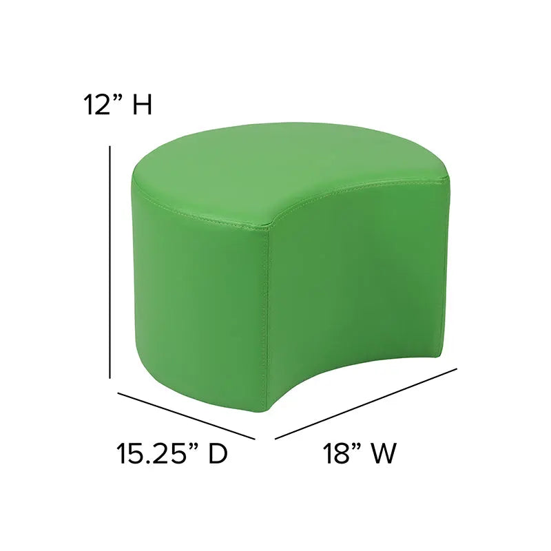 Soft Seating Flexible Moon for Classrooms and Daycares - 12" Seat Height iHome Studio
