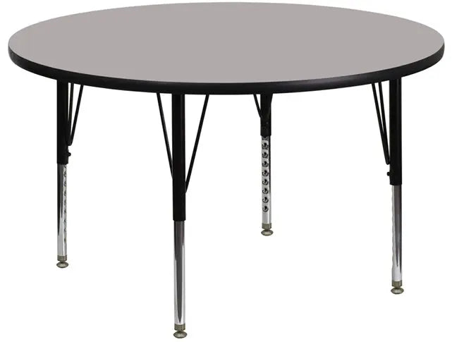 Sydney 42'' Round HP Laminate Activity Table - Height Adjustable Short Legs iHome Studio