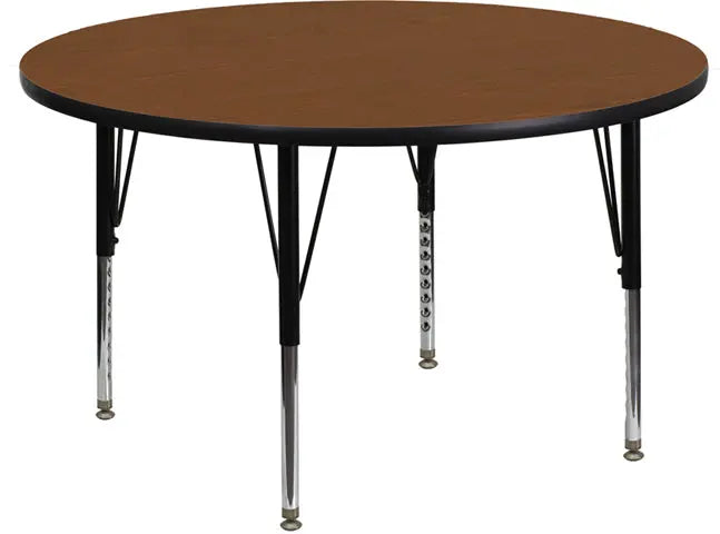 Sydney 42'' Round HP Laminate Activity Table - Height Adjustable Short Legs iHome Studio