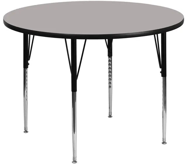 Sydney 42'' Round HP Laminate Activity Table - Standard Height Adjustable Legs iHome Studio