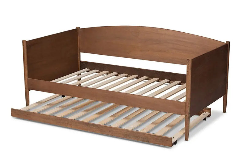 Veles Ash Wanut Wood Daybed w/Trundle (Twin) iHome Studio