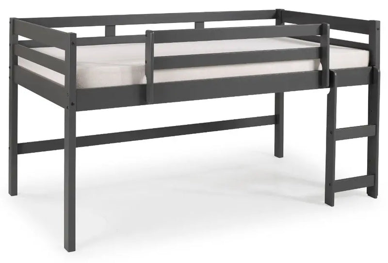 Violeta Twin Loft Bed, Gray Finish iHome Studio