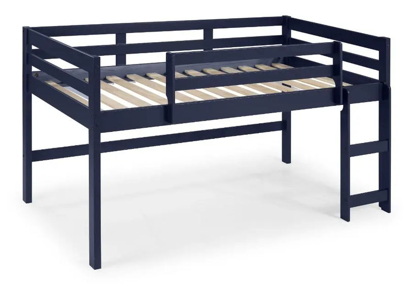 Violeta Twin Loft Bed, Navy Blue Finish iHome Studio