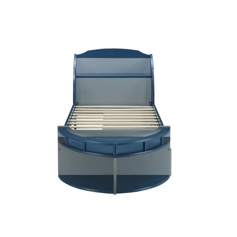 Xavier Twin Bed, Gray & Navy iHome Studio