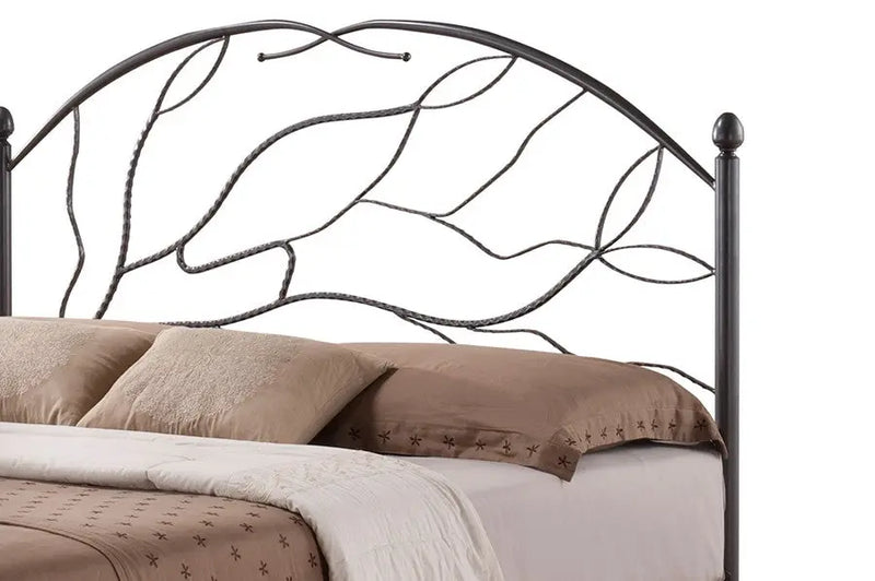 Zinnia Tree Style Antique Bronze Metal Platform Bed (Queen) iHome Studio